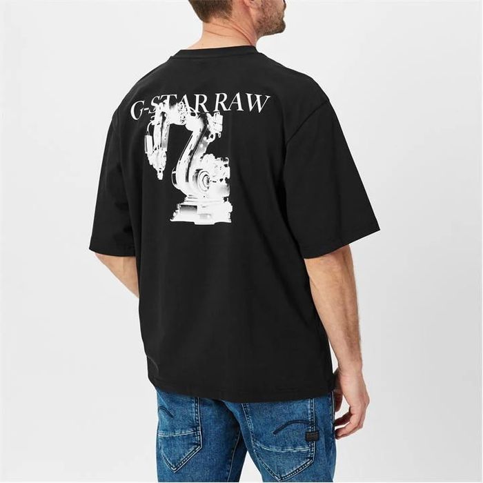 Оригинална тениска G-Star Raw Industry S M L XL XXL мъжка oversize