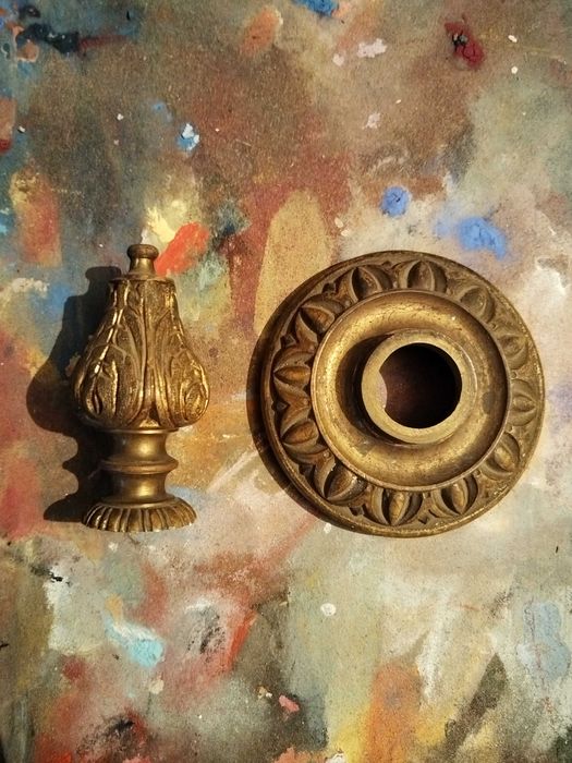 Антична розетка от месинг Патронник Yeti с 3 ключа Секретни брави