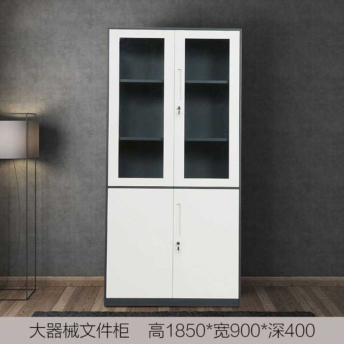 Офис учун металл китоб шкафи 0.8 мм, ҳар бир полка 50 кг гача