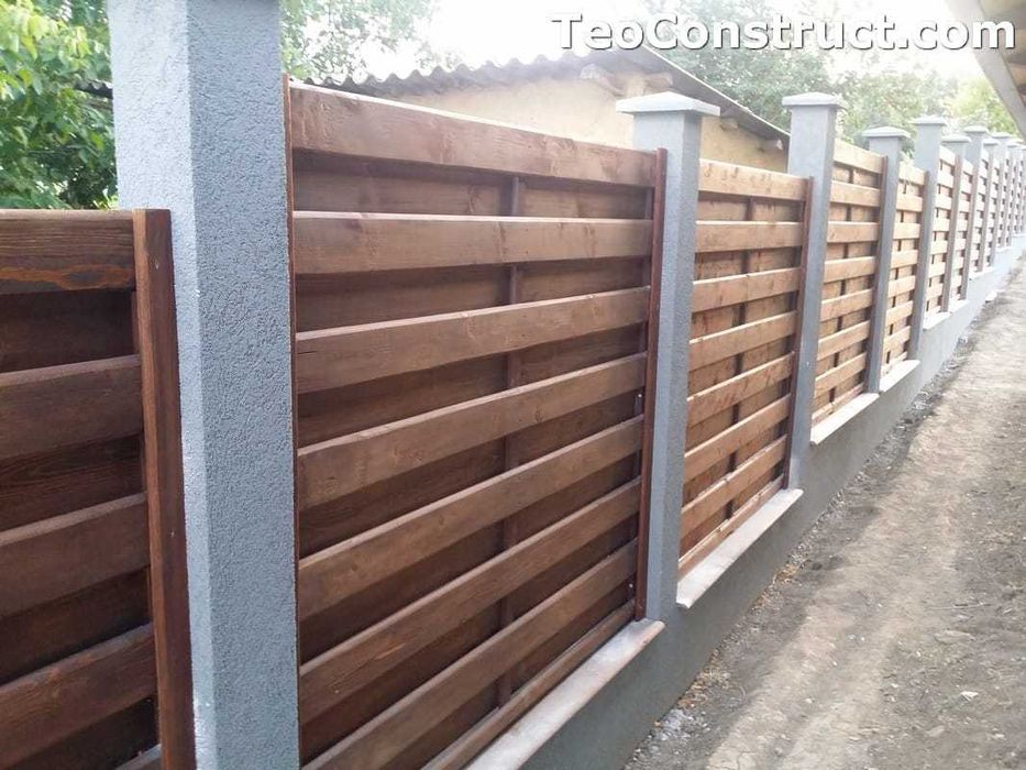 Garduri si porti stil jaluzea, sipca metalica, tabla cutata