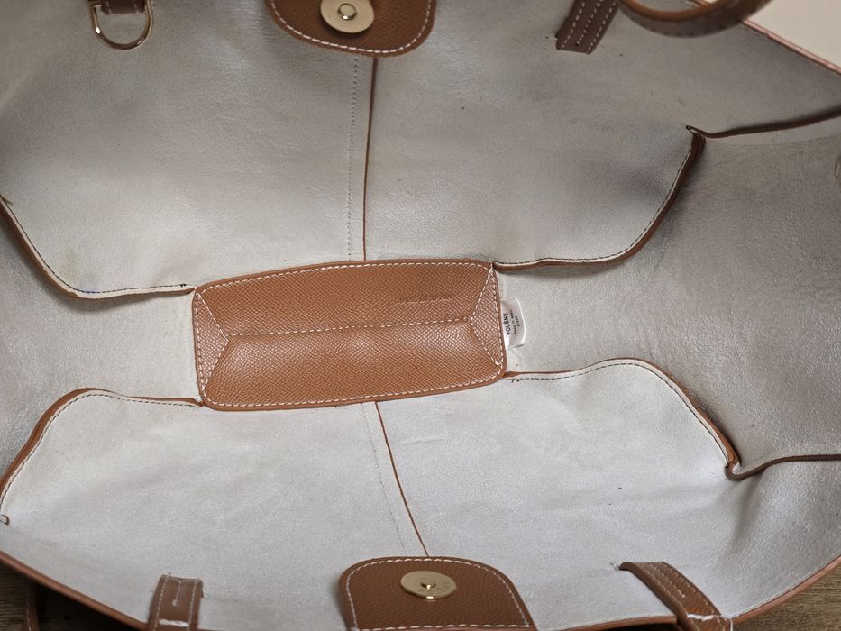 Polene Cyme Mini цвят Camel оригинална дамска чанта