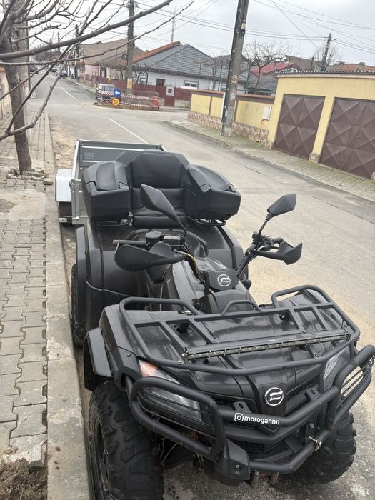 Atv Cf-moto 400 4x4 full echipat-troliu, bara led,cutii depozitare