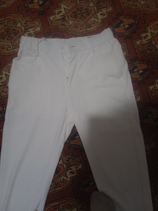 Брюки белые ,ак шалбар