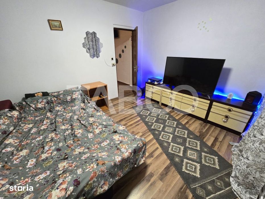 Garsoniera decomandata 28 mp utili mobilata utilata zona Tilisca Sibiu