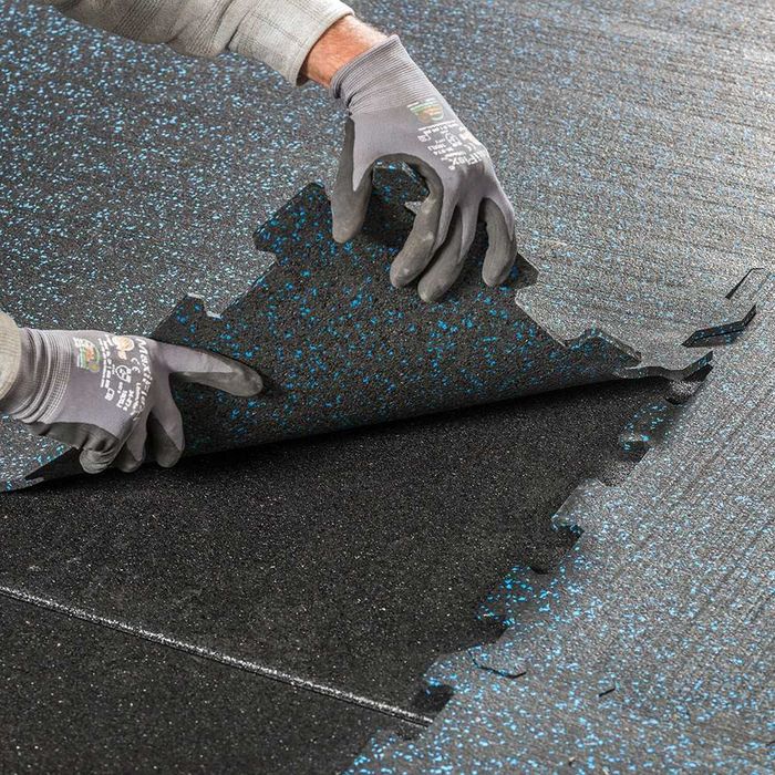 Фитнес Настилка Пъзел / Гумени Настилки / 8 мм