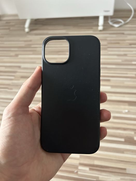 Оригинален Apple MagSafe кожен кейс за iPhone 14, черен