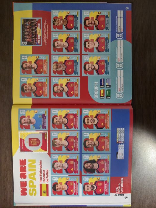 Colectia completa 100% de abtibilduri Originale Panini World Cup 2026