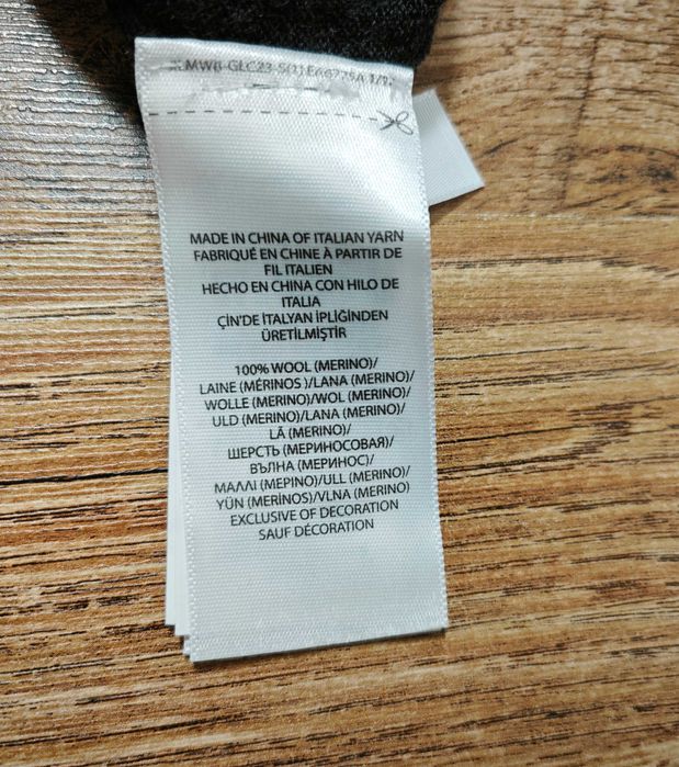 Ralph Lauren slim fit 100% Мериносова вълна мъжки пуловер размер L