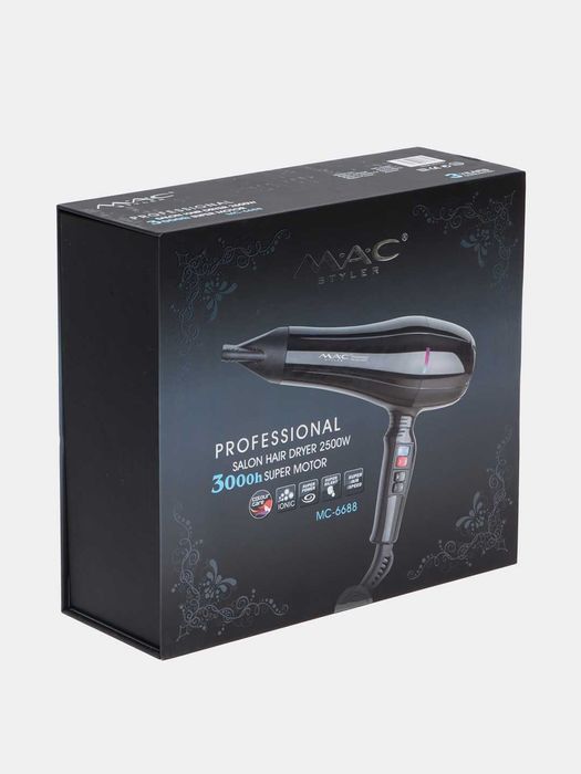 Фен Soch quritgich soch quritish va turmaklash uchun MAC styler MC6688