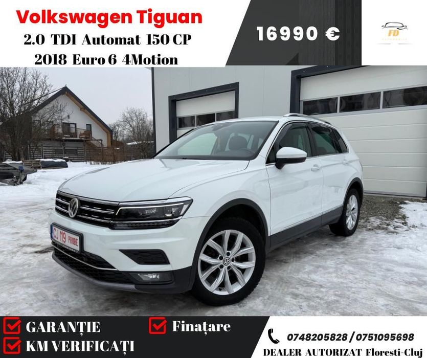 Volkswagen Tiguan Volkswagen Tiguan 2.0 TDI 4 Motion DSG Executive Cu RAR Făcut