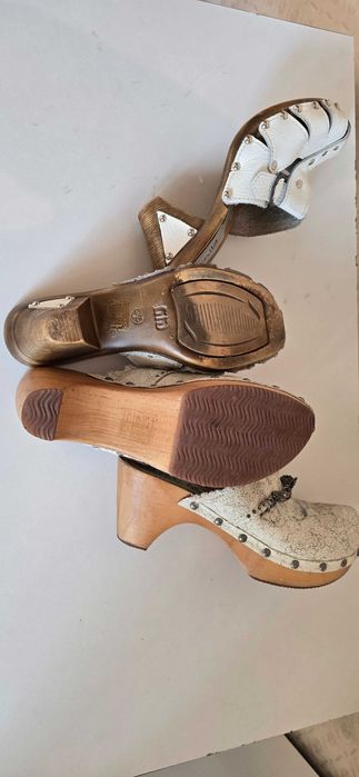 Сабо светлые, размер 37 и 38