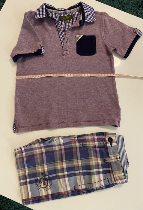Set 4 ani - casual, tricou + pantaloni scurti