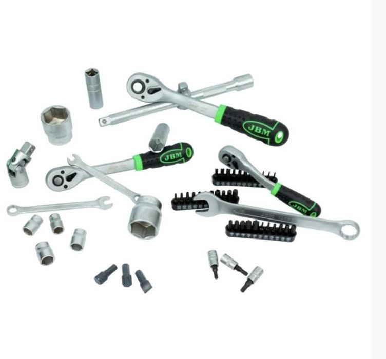 Trusa de tubulare 216 piese hexagonale zincat JBM