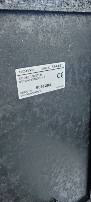Boxe Sony model ss-cse1