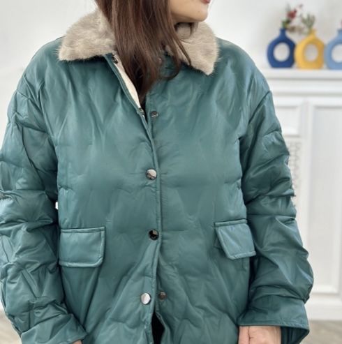 Куртка демисезон, норка воротник