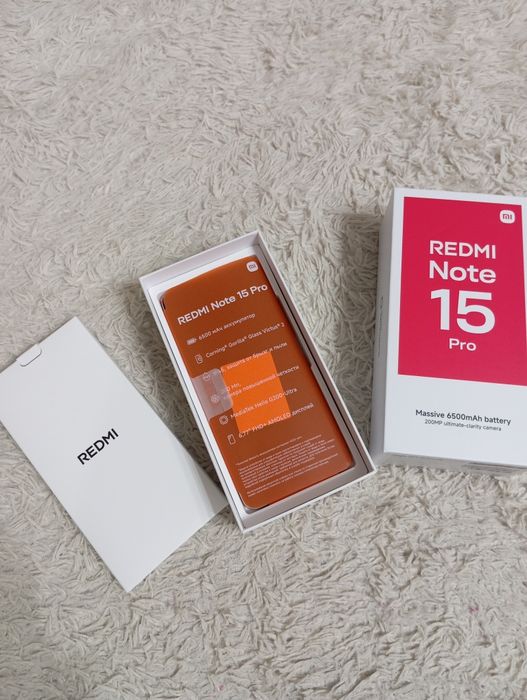 Новый Redmi Note 15 pro 5g.