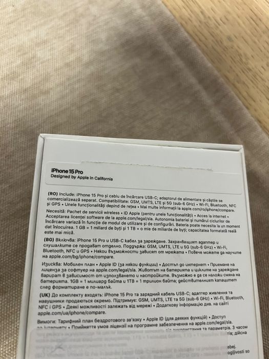 Vand/schimb Iphone 15 pro negru
