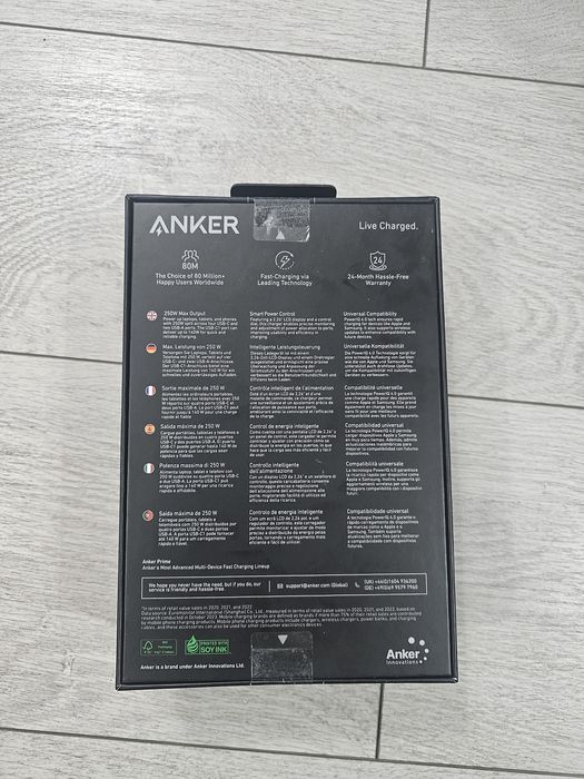 Incarcator si statie incarcare Anker Prime 250W Ultra-Fast