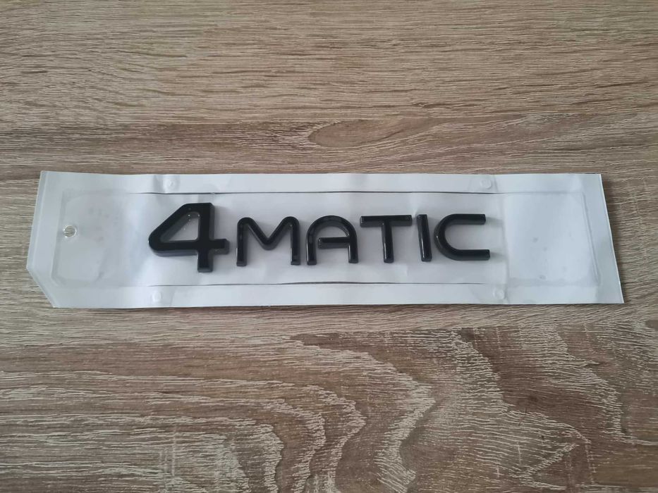 черен надпис Mercedes Benz 4matic нов фонт
