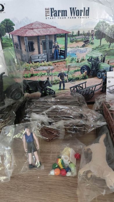 детски к-т за игра - ферма с трактор и животни  - THE FARM WORLD