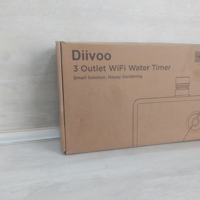 НОВ Смарт WiFi Таймер за Поливане Diivoo (3 Независими Зони) – Професионален Програматор