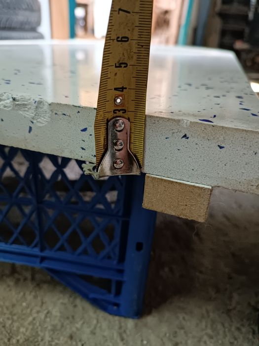 Плот от технически камък с мивка