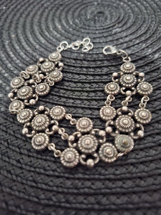 Bratara filigran alpaca 2.7 cm latime si 22 cm lungime