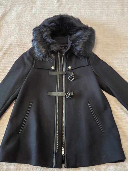 Дамско палто-ZARA-M-размер. 75%вълна