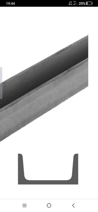 Продавам профил стоманен П-образен 180х70х3800 мм , 1,50 лв/кг