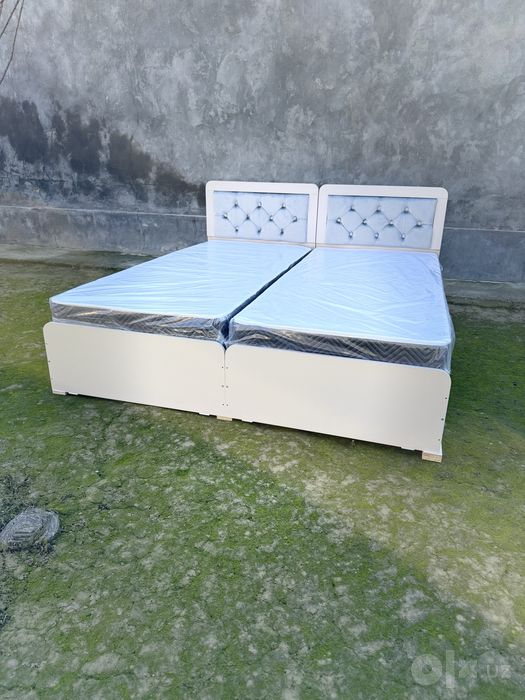 Krovat. Kravat bir kishlik artapeditichiskiy matras bilan
