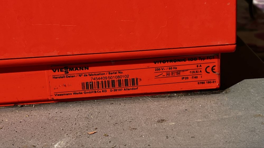 Unitate comanda centrala viessmann vitoligno