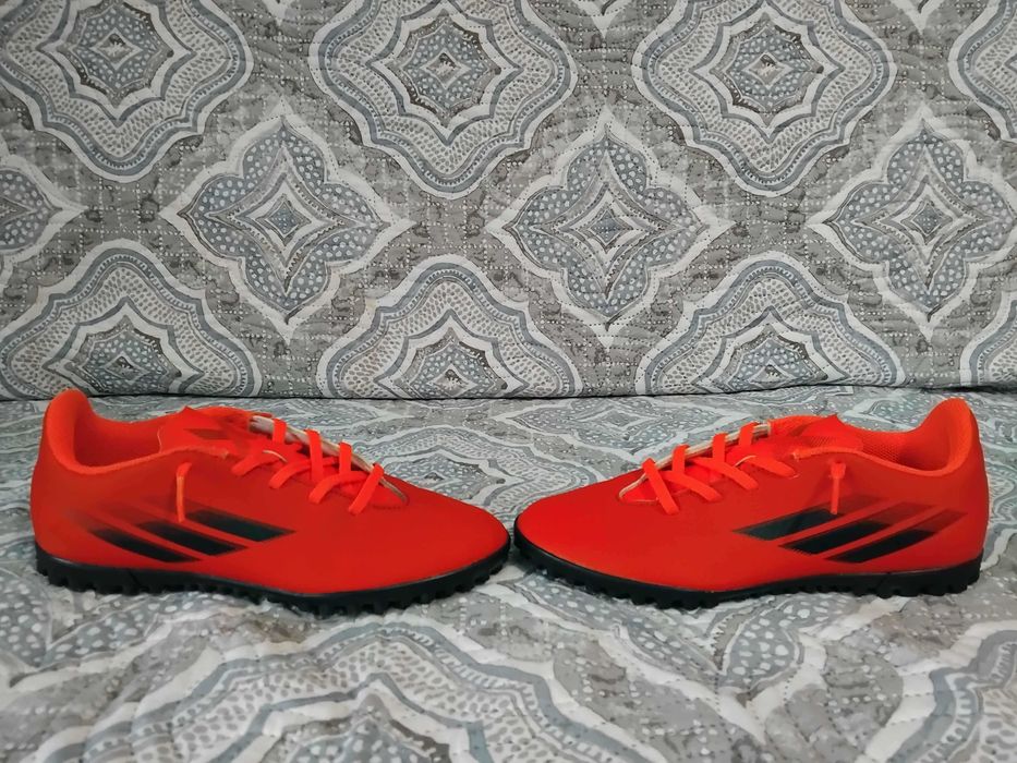 Червени футболни обувки – „Adidas X Speedflow.4 TF J