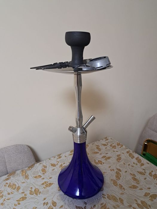 Narghilea inox cu toate accesoriile