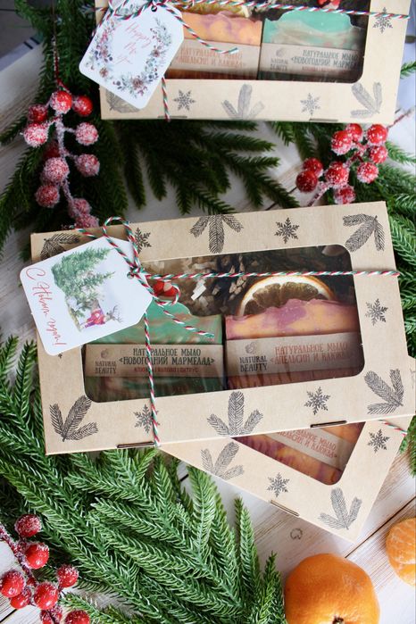 Мыло натуральное новогоднее