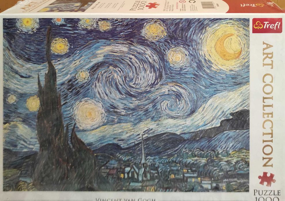 Нов пъзел Звездна нощ на ВАН ГОГ, 1000 части, отличен подарък!