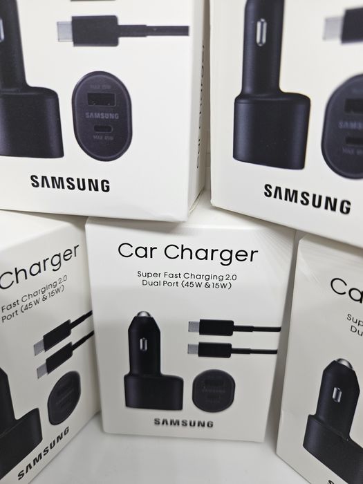Зарядно за автомобилна запалка на кола Samsung 45W Super Fast Charging