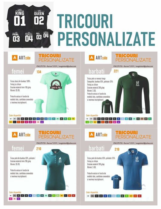 Tricouri personalizate