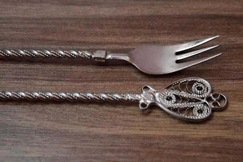 Набор вилочек с филигранью (для фруктов)