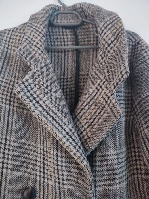 Palton dama in carouri