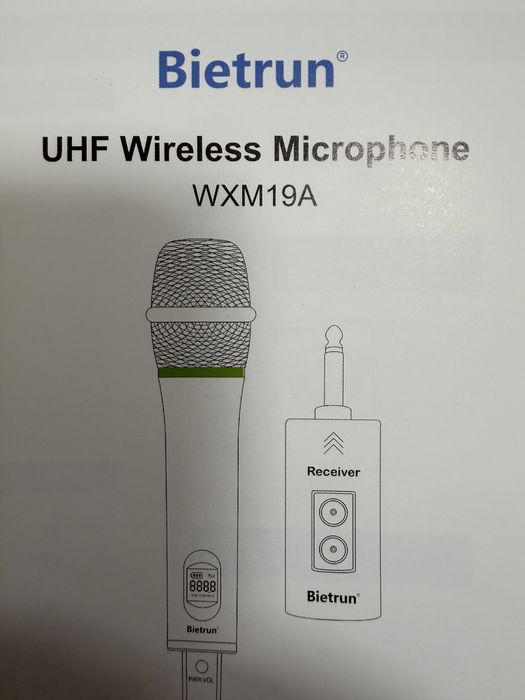 Безжичен UHF микрофон Bietrun WXM19A