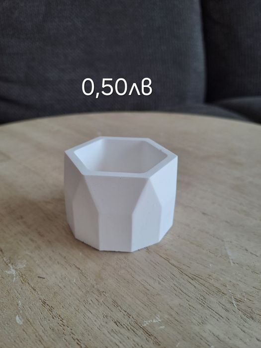 Гипсо керамични кашпи