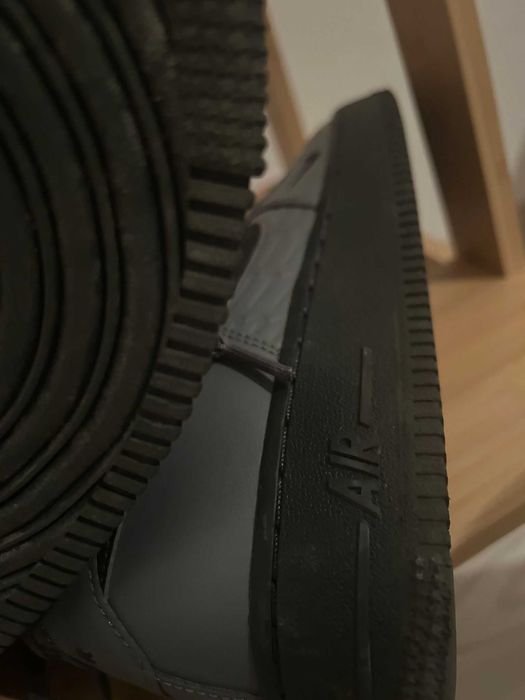 Nike Air Force 1 (GS) marimea 40 - gri antracit - originali - made in Indonesia
