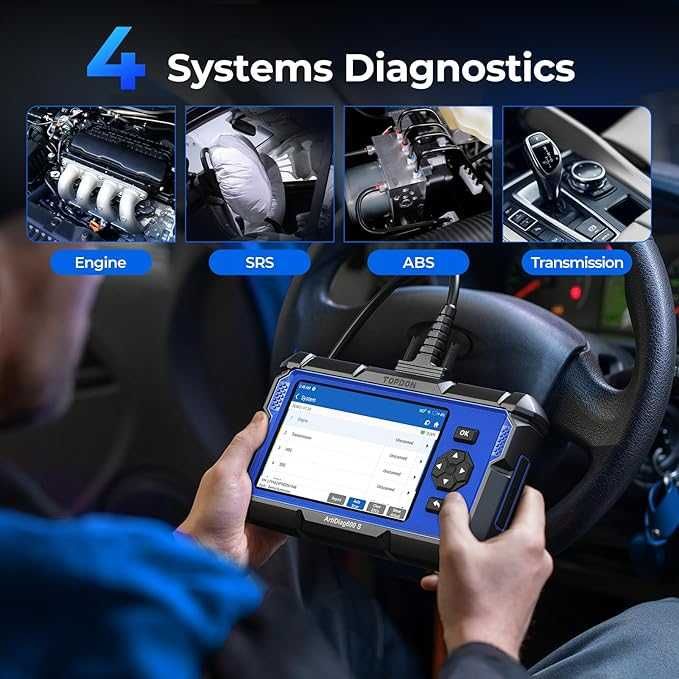 Професионална автодиагностика TOPDON AD600S за диагностика с дисплей