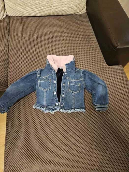 Пухено яке с естествена качулка Eddie Pen Baxter и Шапка Jamiks 50 см.