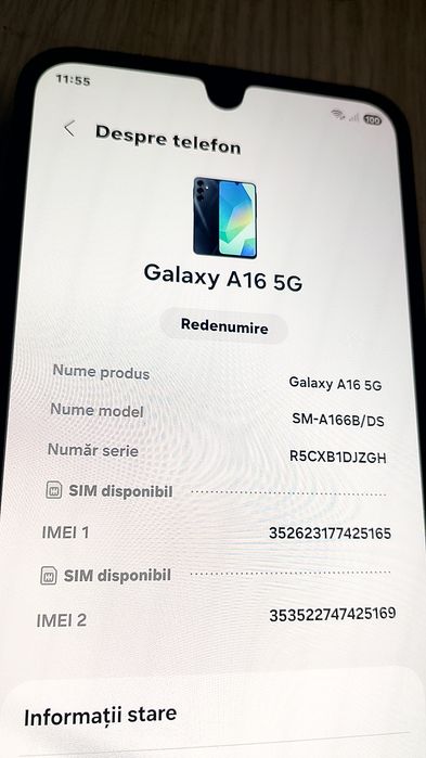 Samsung A 16 5g .