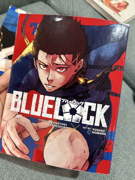 2 книжки-комиксы аниме BLUELOCK.