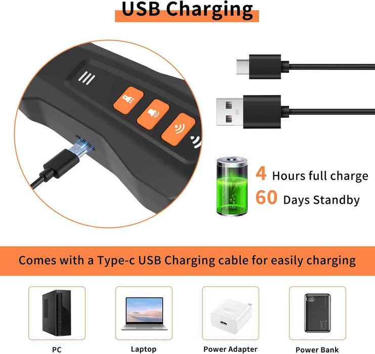 Ултразвуков анти лай треньор за кучета 3в1 с лазер и LED – 3 степени!