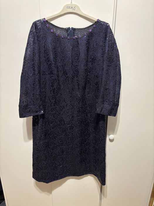 Платье женская, размер 48-50, синее үа корпоратив