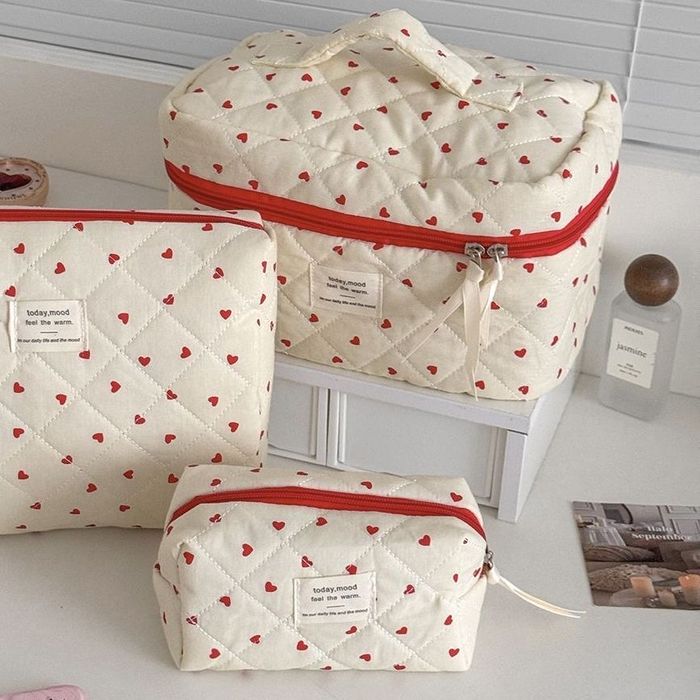 Набор косметичек 3 в 1 , разные размеры, эстетика Pinterest