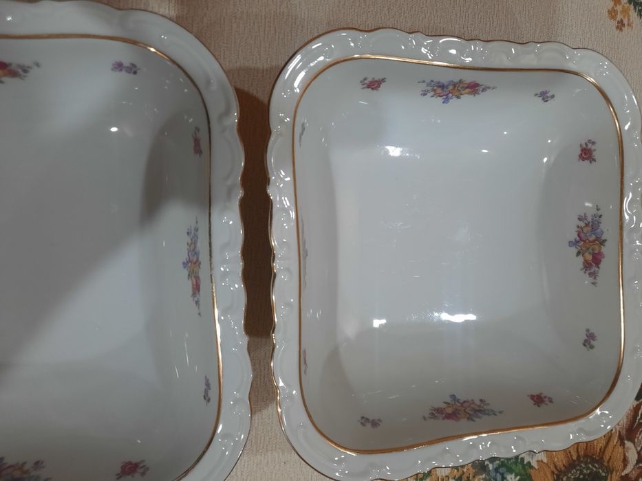 Старая "KAHLA", абсолютно новые, очень красивые пара салатников (22×22